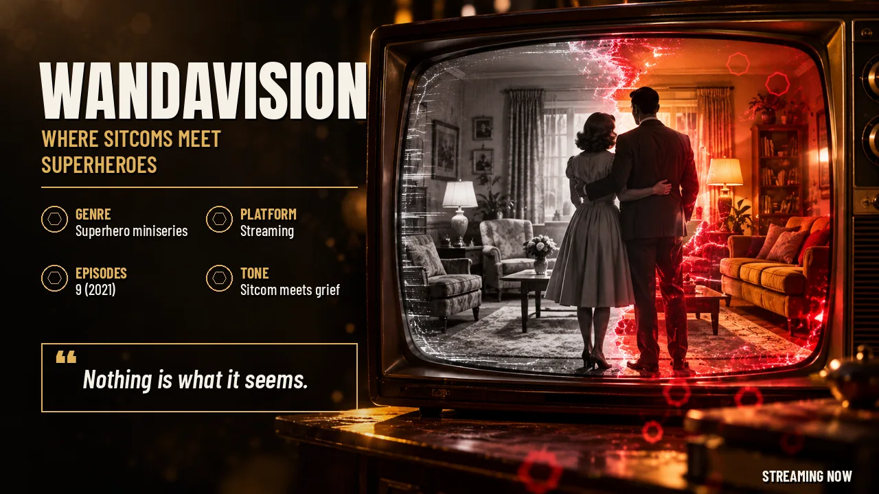 WandaVision: A Marvel Miniseries Blending Sitcoms and Superheroes
