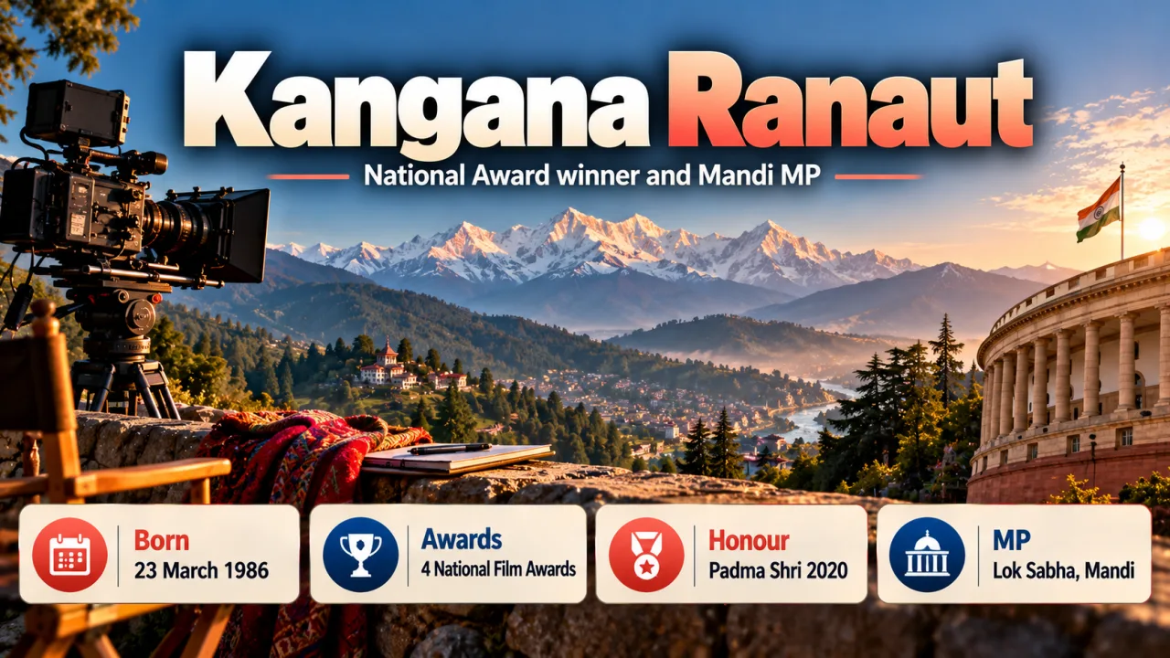 Kangana Ranaut: Celebrated Actress and Controversial Political Figure