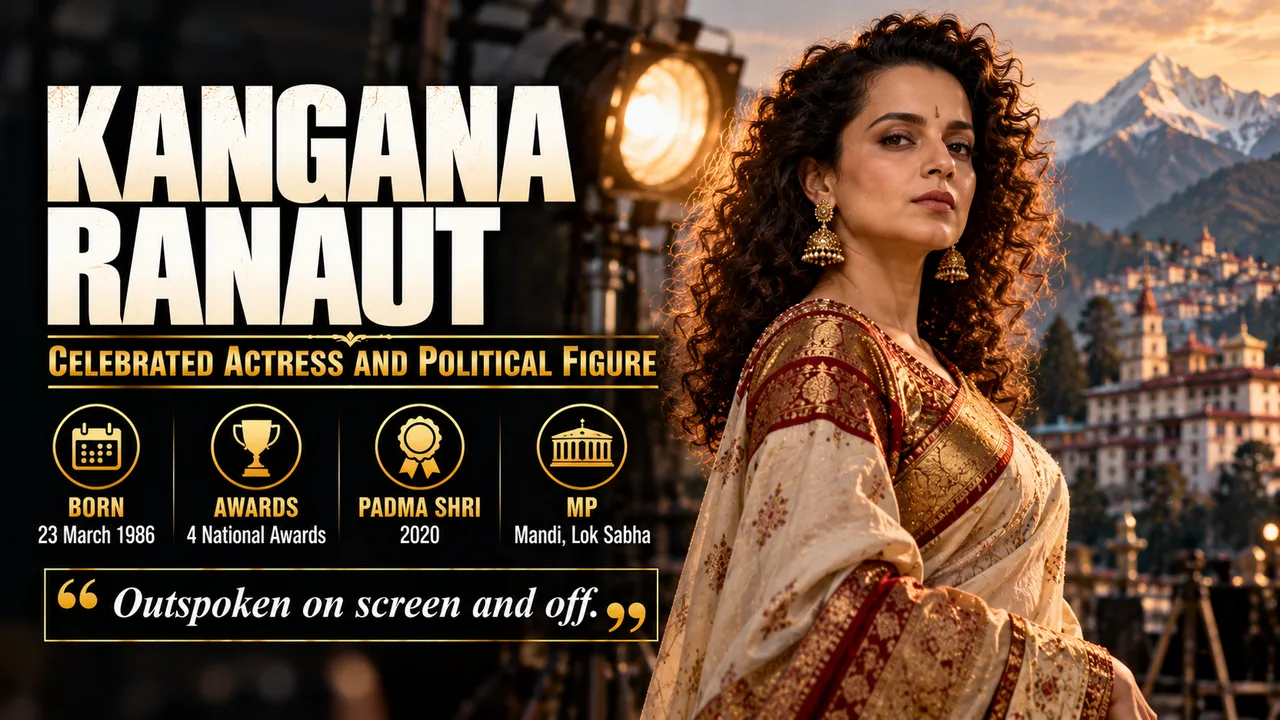 Kangana Ranaut: Celebrated Actress and Controversial Political Figure