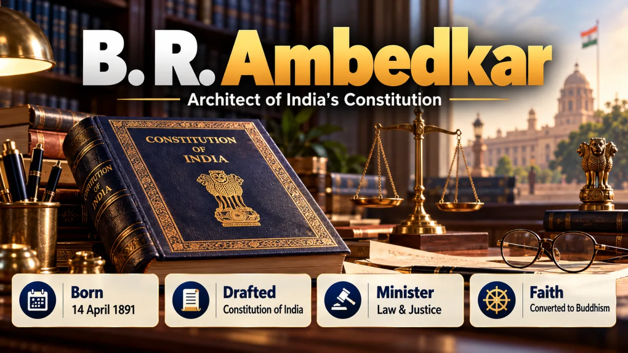B. R. Ambedkar: Architect of India's Constitution and Social Reformer