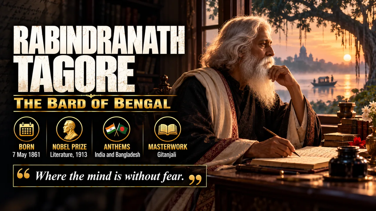Rabindranath Tagore: The Bard of Bengal and Cultural Icon