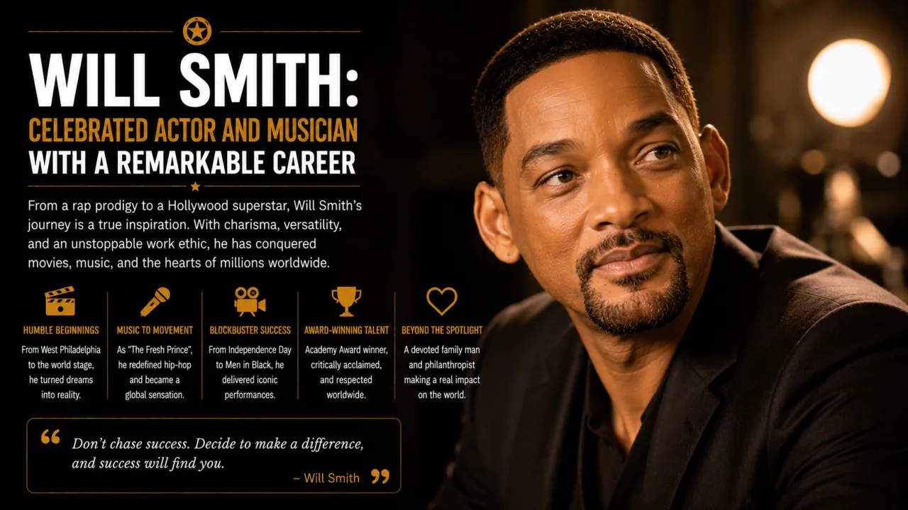 Will Smith: Celebrated Actor and Musician with a Remarkable Career