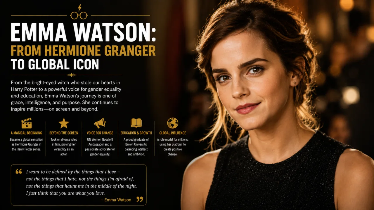 Emma Watson: From Hermione Granger to Global Icon