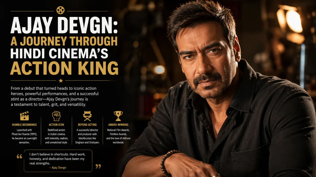 Ajay Devgn: A Journey Through Hindi Cinema's Action King