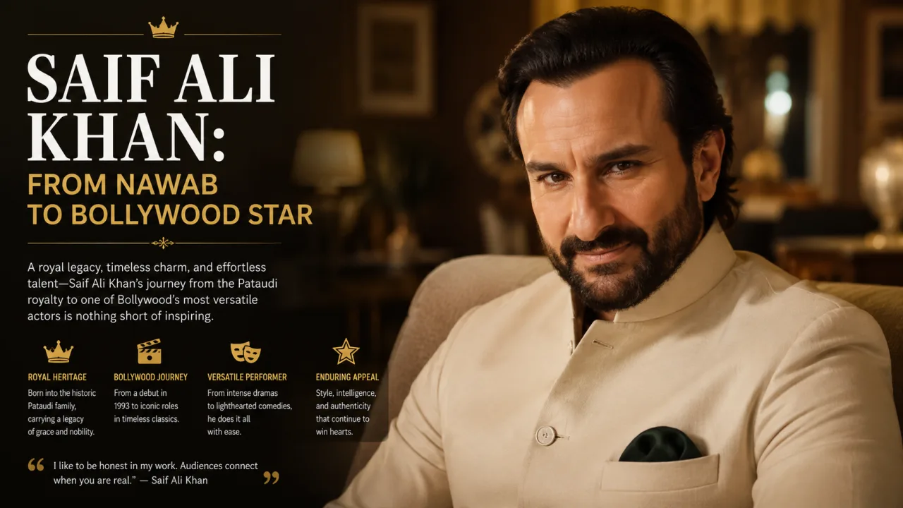 Saif Ali Khan: From Nawab to Bollywood Star