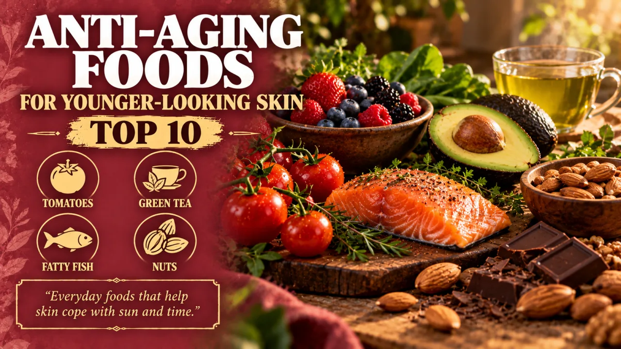 Best Anti-Aging Foods for Younger-Looking Skin: Top 10